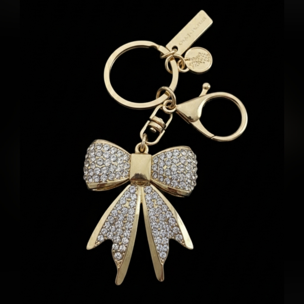 NWOT Simply Southern Bow Bag Charm Keychain